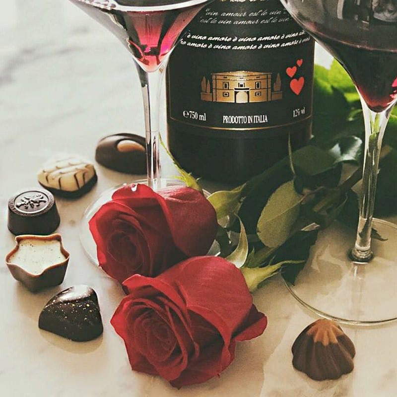 6 Bottles of Red Wine from Italy Love